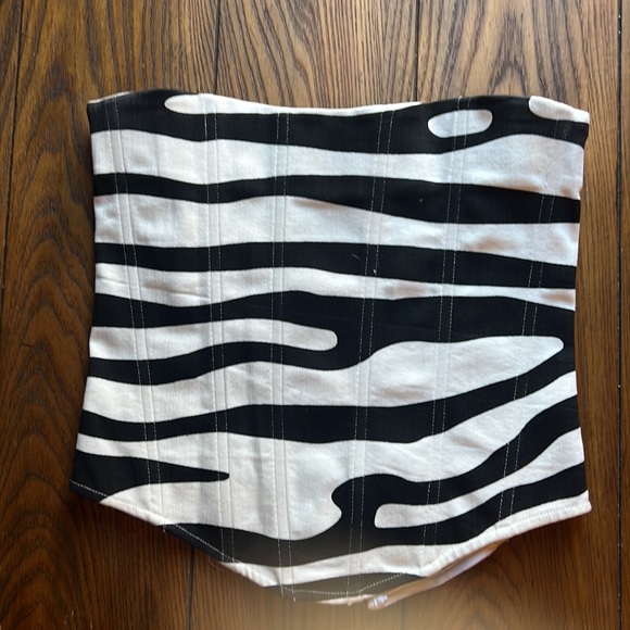 Miaou Peri corset in zebra - Picture 2 of 4